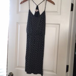 LAST CHANCE LOFT knit patterned mini dress
